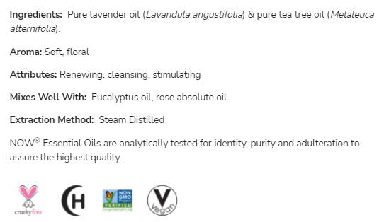 Amestec de ulei de lavandă și arbore de ceai - 30 ml