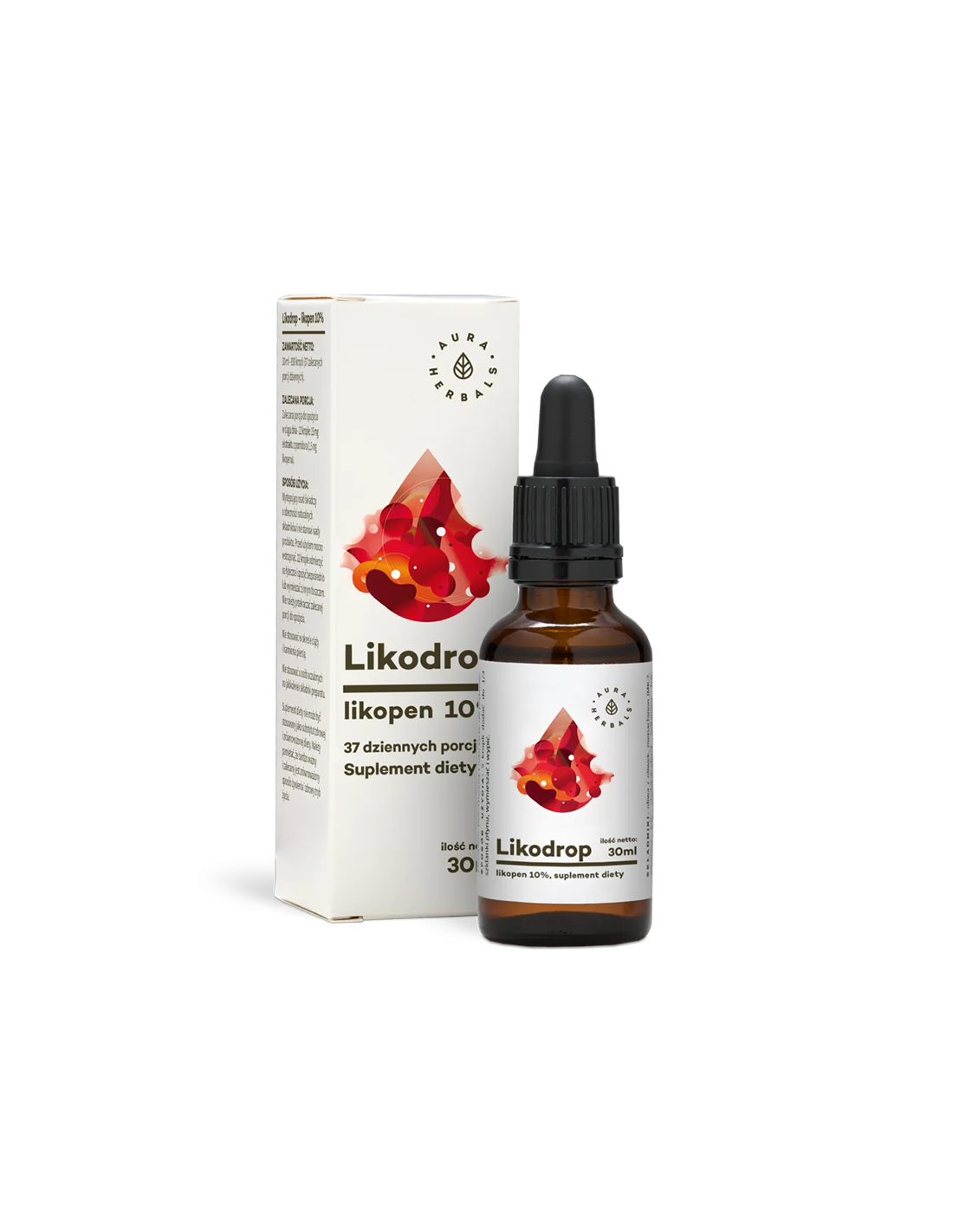 În sprijinul inimii și prostatei - Licopen - Likodrop, 15 mg x 30 ml picături Aura Herbals