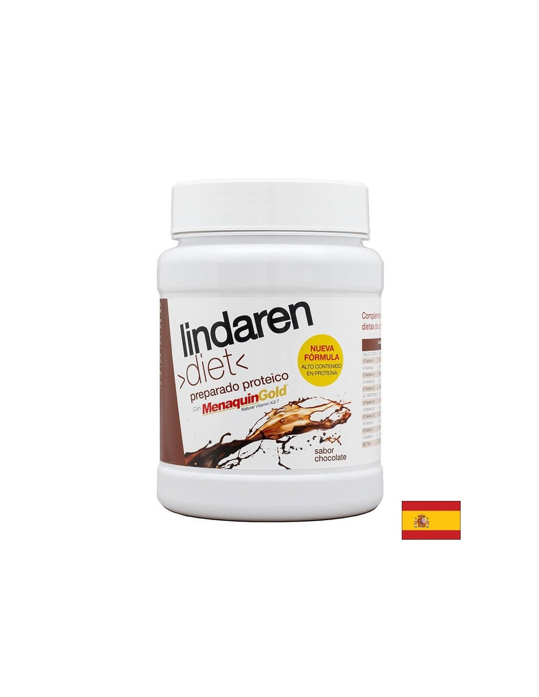 Pentru diete extenuante de slabit - Lindaren - formula dietetica cu proteine, vitamine si calciu - pudra, 225 g cu aroma de ciocolata