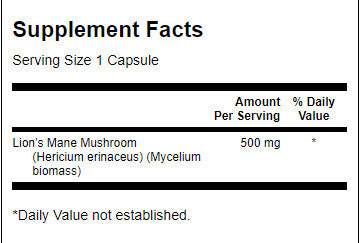 Ciuperca coama de leu 500 mg - 60 capsule