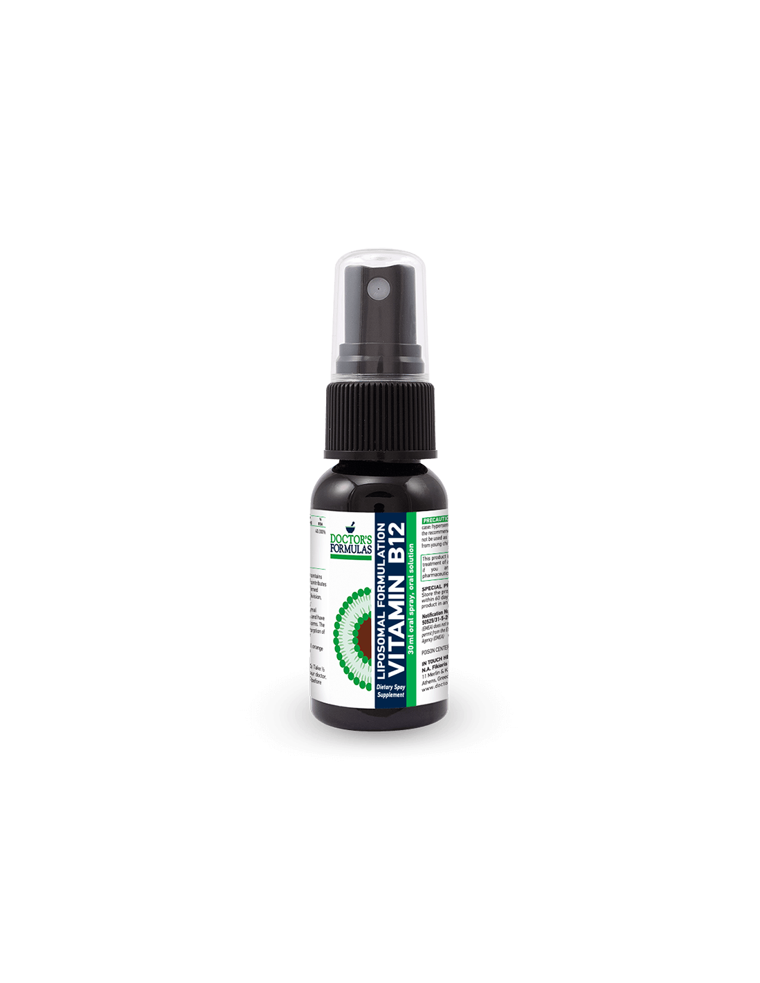Formulare lipozomală B12 / Vitamina B12, spray de gură 30 ml Doctor's Formulas