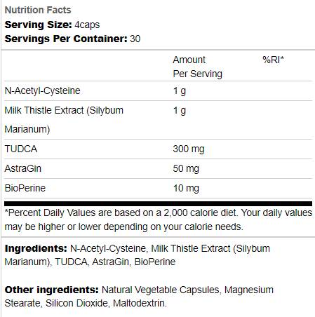 Ficat | cu TUDCA si Milk Thistle 120 capsule