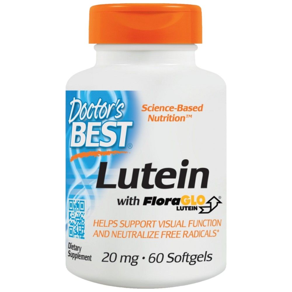 Luteină 20 mg | Cu FloraGLO - 60 capsule de gel