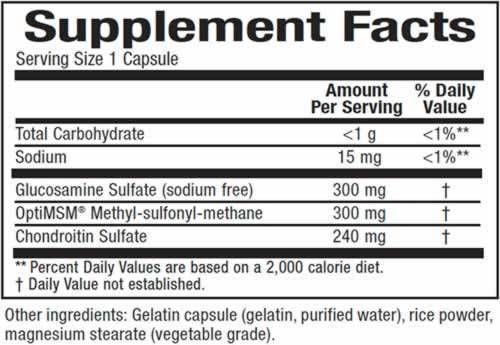Formula pentru articulații MSM 840 mg - 240 capsule