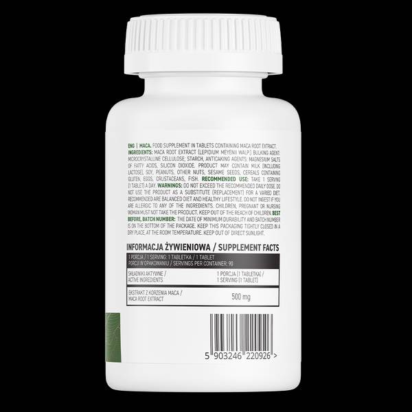 Maca 500 mg - 90 de comprimate