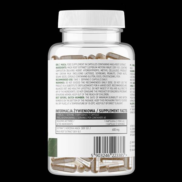 Maca 600 mg / Vege 60 capsule