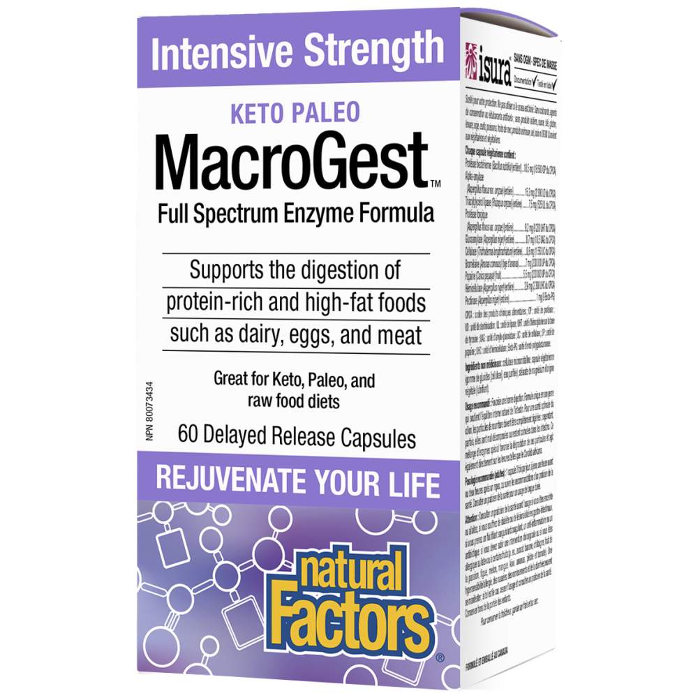 MacroGest Keto Paleo Full Spectrum 206 mg 60 capsule