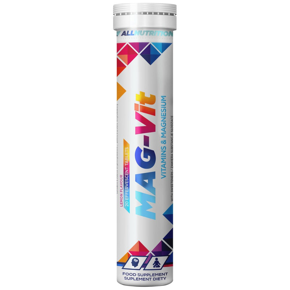 Mag-Vit | Efervescent de magneziu și vitamine - 20 de tablete solubile