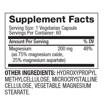 Magneziu 200 mg / 60 capsule
