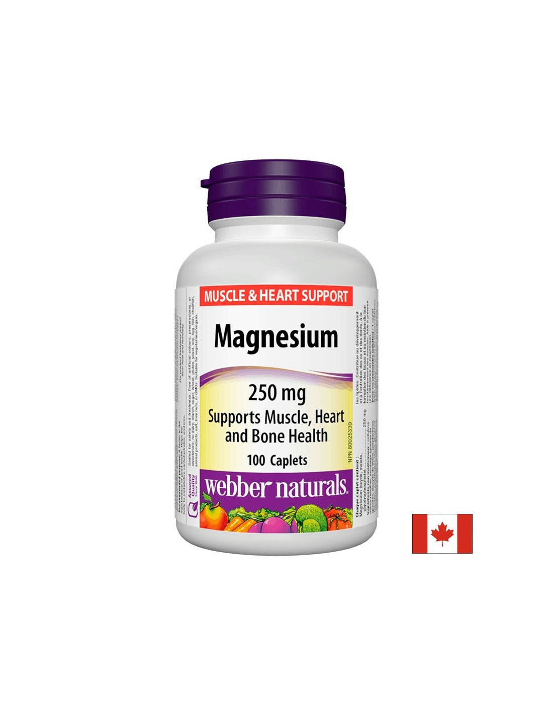 Magneziu 250 mg x 100 capsule Webber Naturals