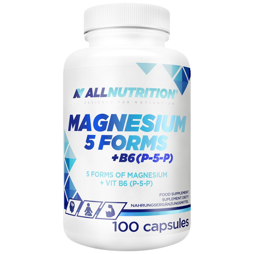 Magneziu 5 Forme + B6 P-5-P - 100 capsule