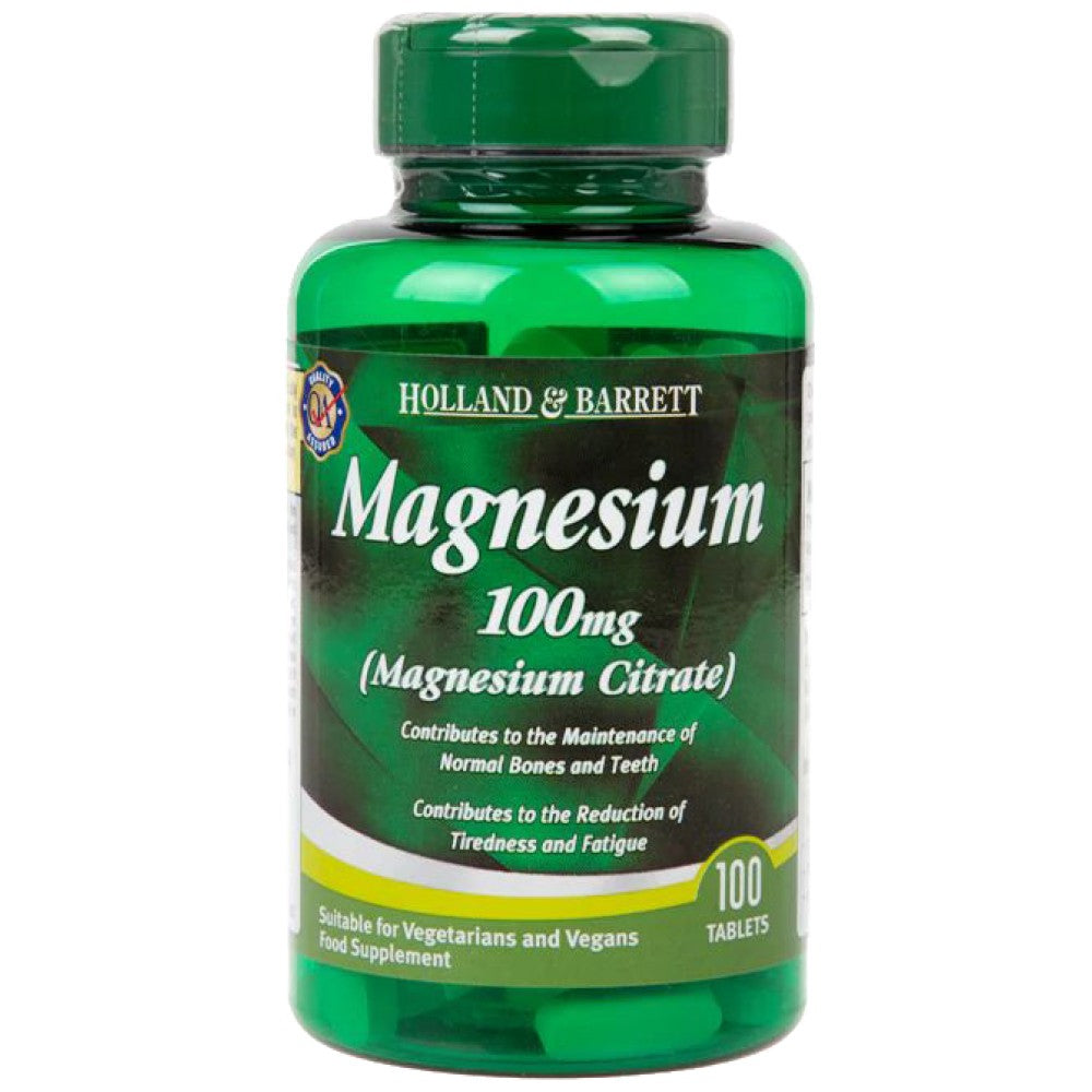 Citrat de magneziu 100 mg 100 tablete