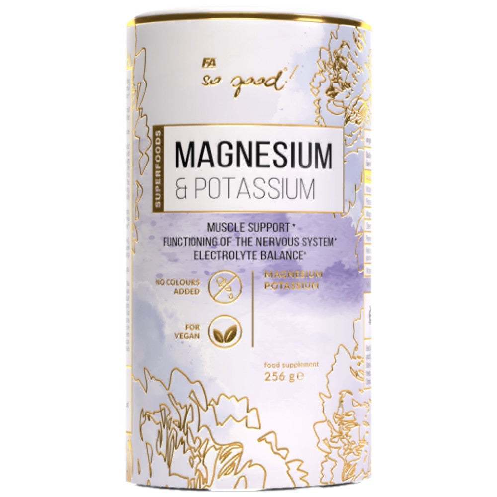 Magneziu și potasiu cu Stevia | Atât de bine! Seria - 256 grame