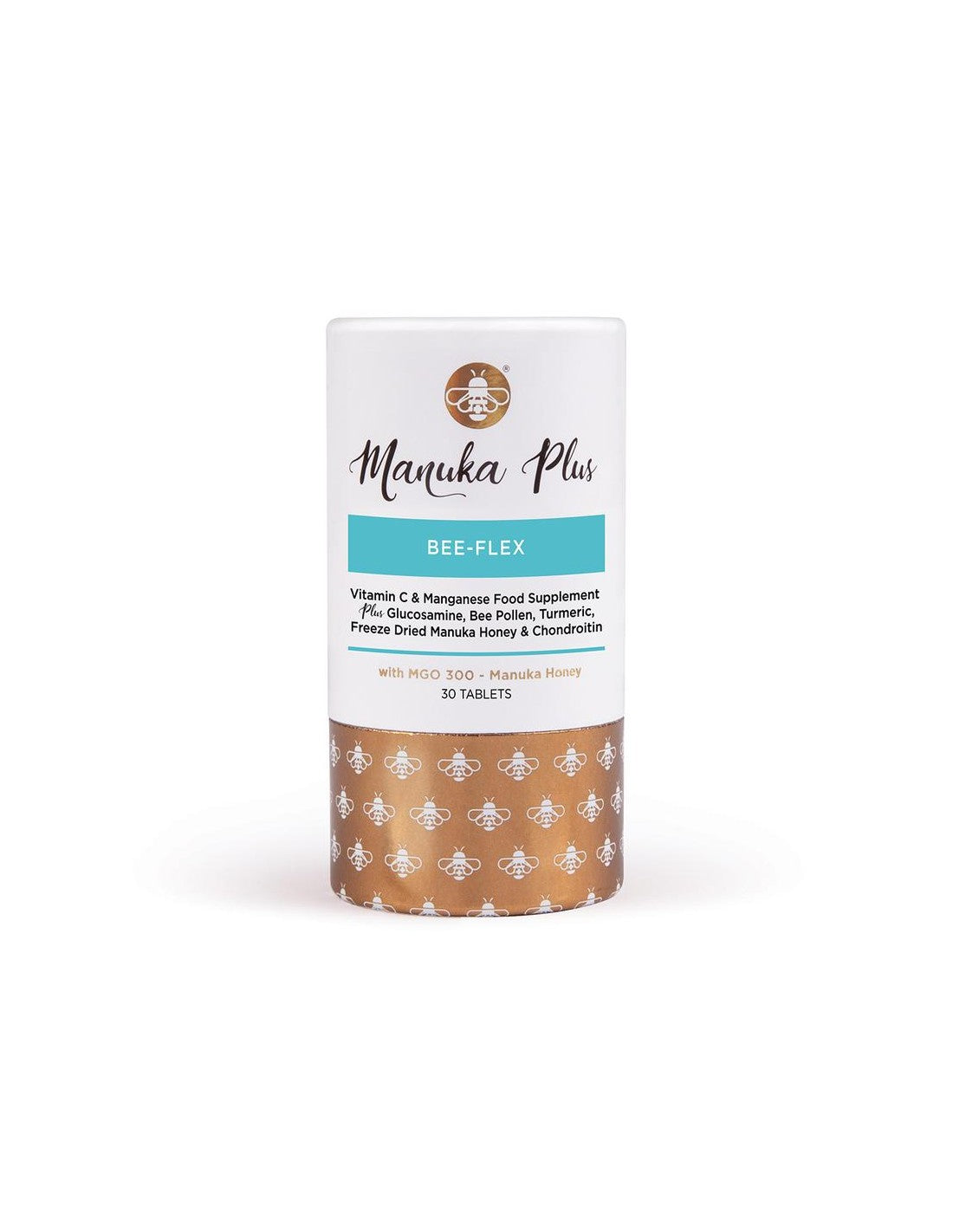 Manuka Plus Bee- Flex cu MGO 300 / Formula pentru articulatii sanatoase cu miere de manuka, 30 tablete