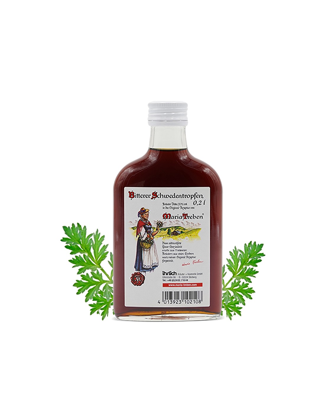 Maria Treben® Swedish Bitters - Sănătatea stomacului, ficatului și vezicii biliare, 200 ml