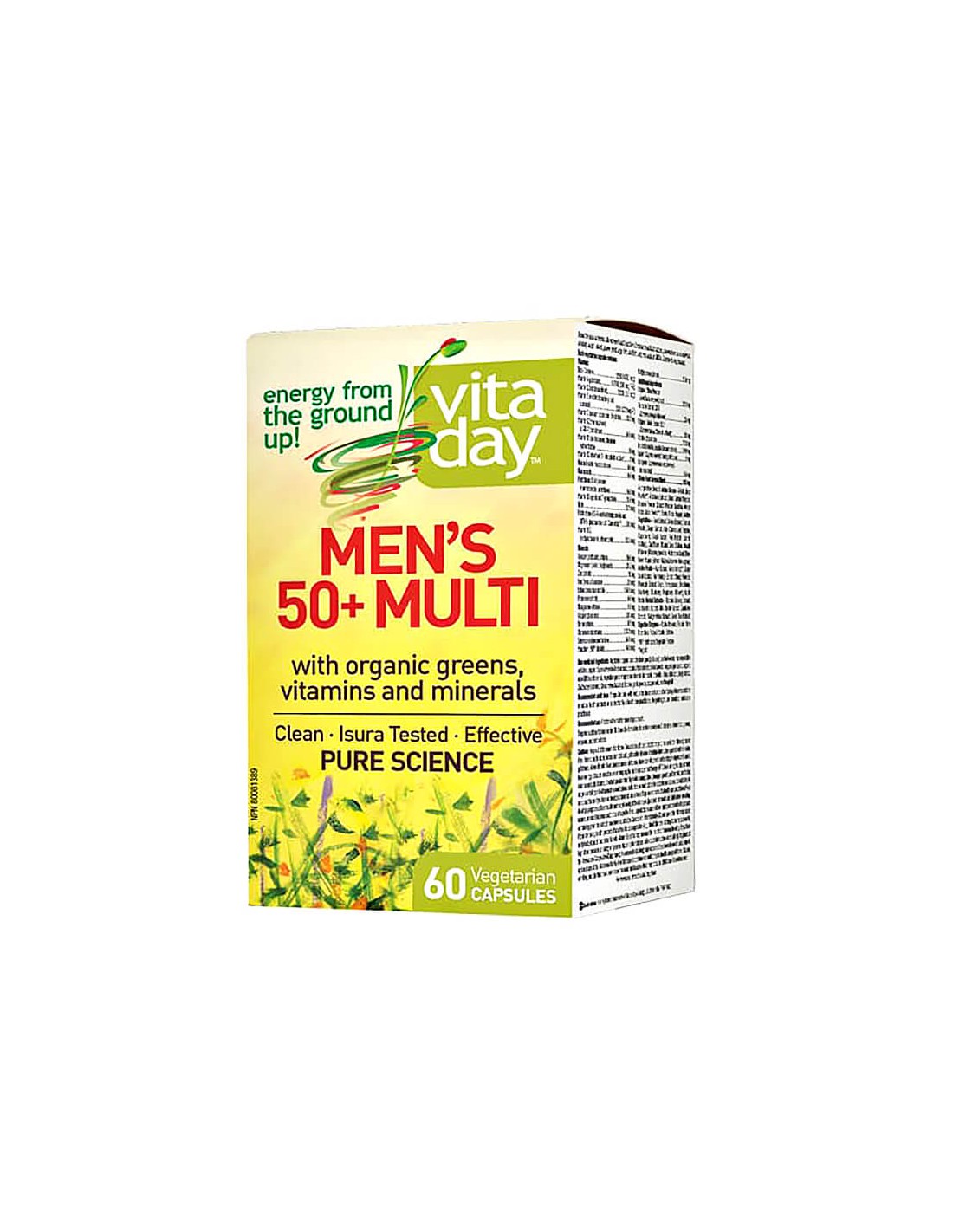 Men's 50+ Multi - Multivitamine pentru bărbați 50+ (Pentru putere, energie și potență), 60 capsule