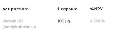 Metil-B12 100 mcg - 60 capsule