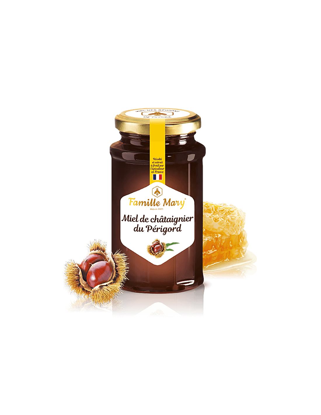 Miel de châtaignier du Périgord/ miere franțuzească de castan (comestibile) din Dordogne, 360 g Famille Mary