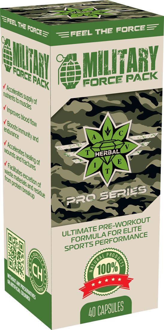 Pachet Military Force - 40 capsule