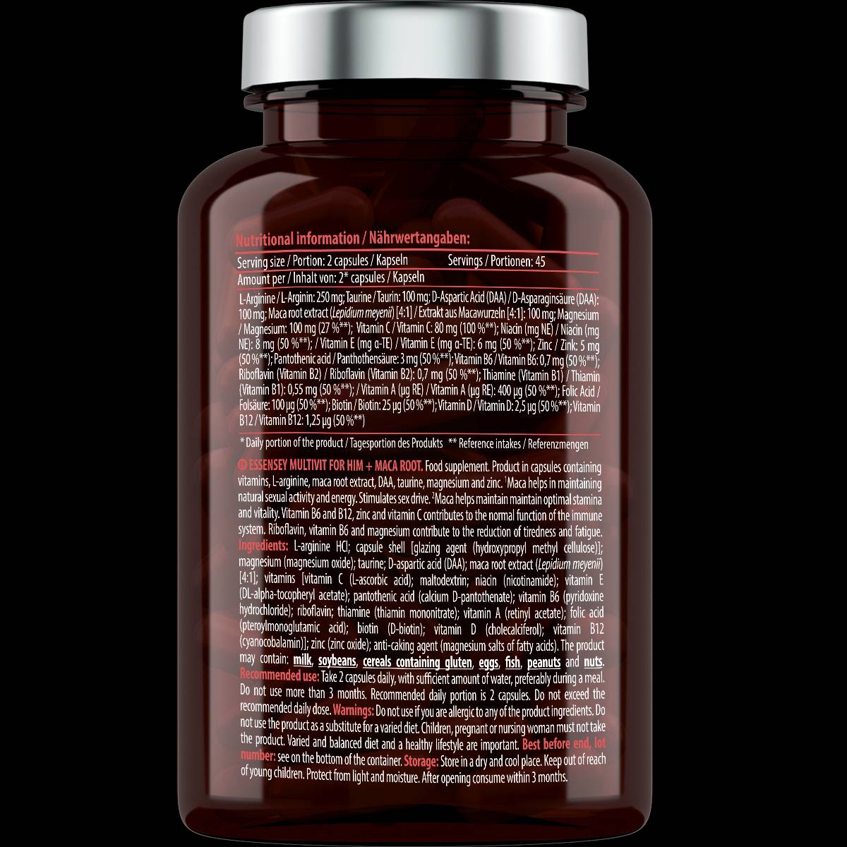 Multivit for Him + Maca Root - 90 capsule