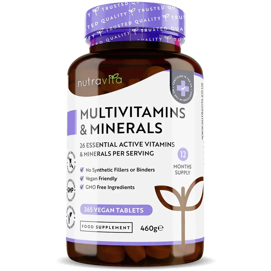 Multivitamine - 26 Ingrediente Esentiale /365 tablete, 365 zile/ Nutravita
