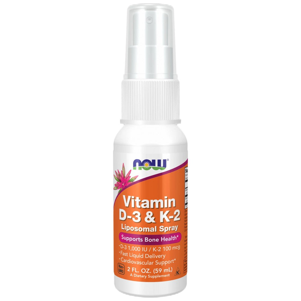 Vitamina D-3 1000 IU & K-2 100 MCG | Spray liposomal - 59 ml