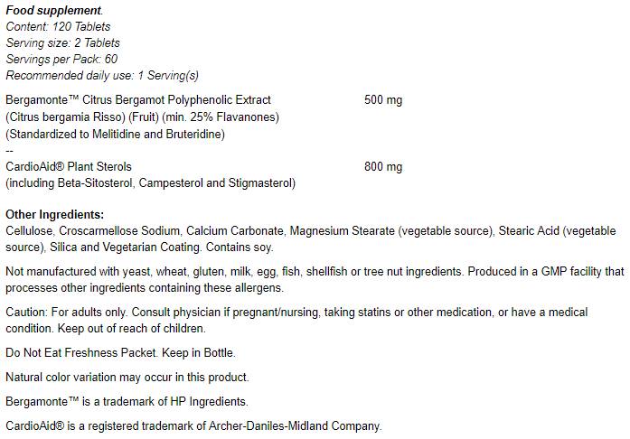 Colesterol Pro - 120 tablete