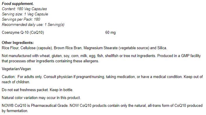 CoQ10 60 mg - 60 capsule