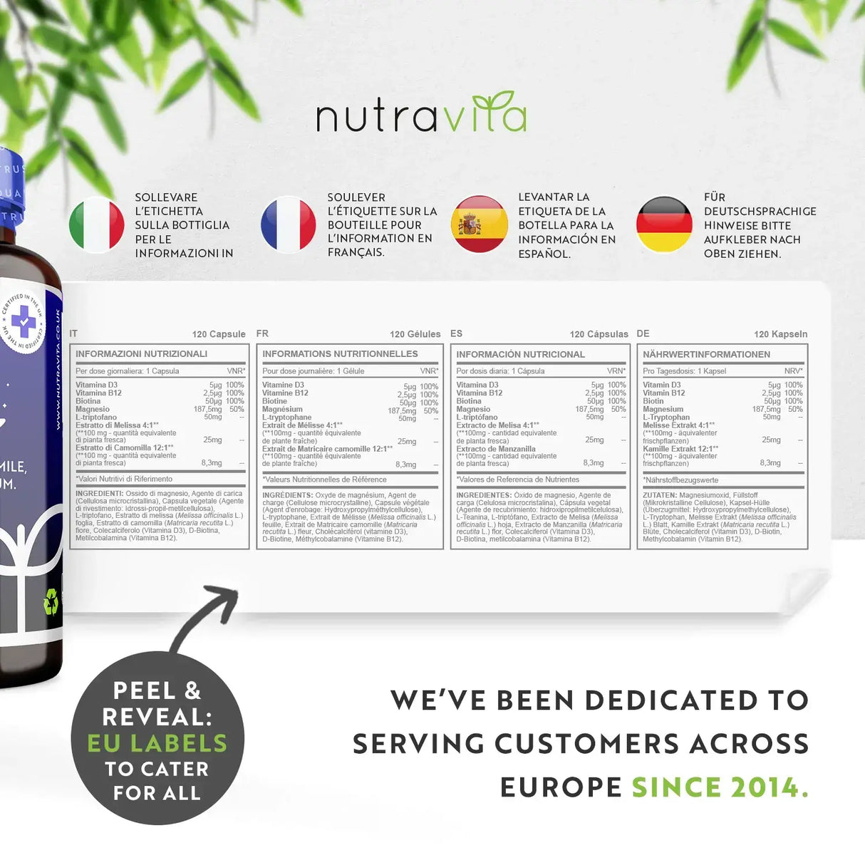 Natural Night Sleep Complex 120 Vcaps. Nutravita