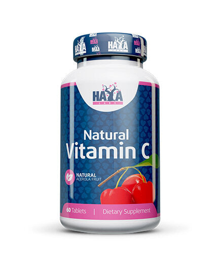 Vitamina C naturală din fructele Acerola organică 60 Tablete.