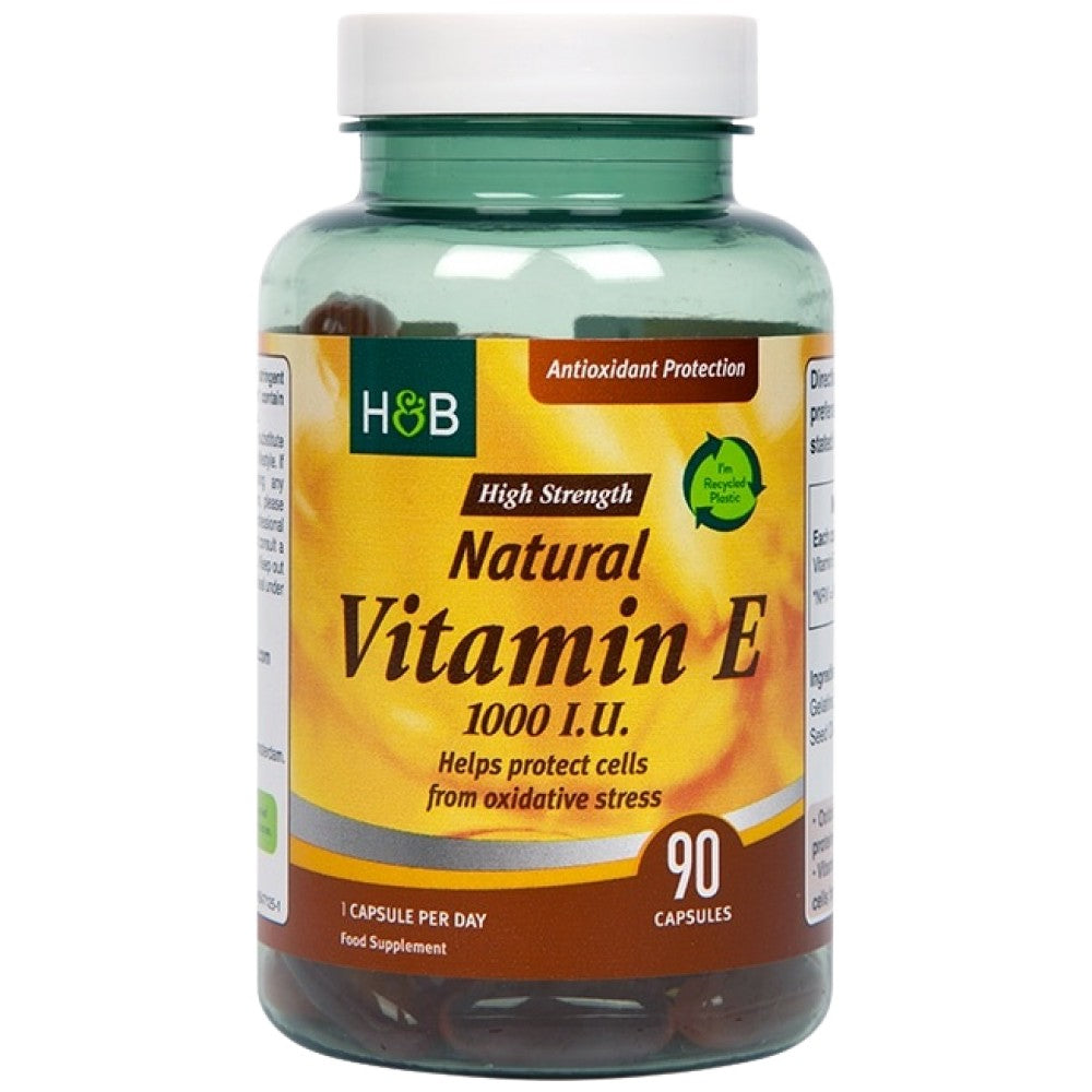 Vitamina E naturala 1000 UI - 90 capsule