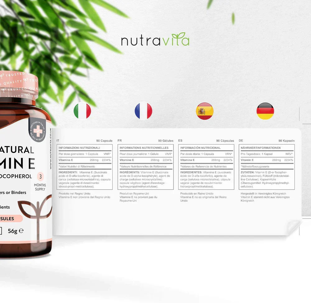 Vitamina E naturala 400UI 90 Vcaps