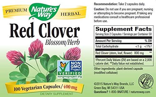 Red Clover Blossoms 400 mg - 100 капсули - Feel You