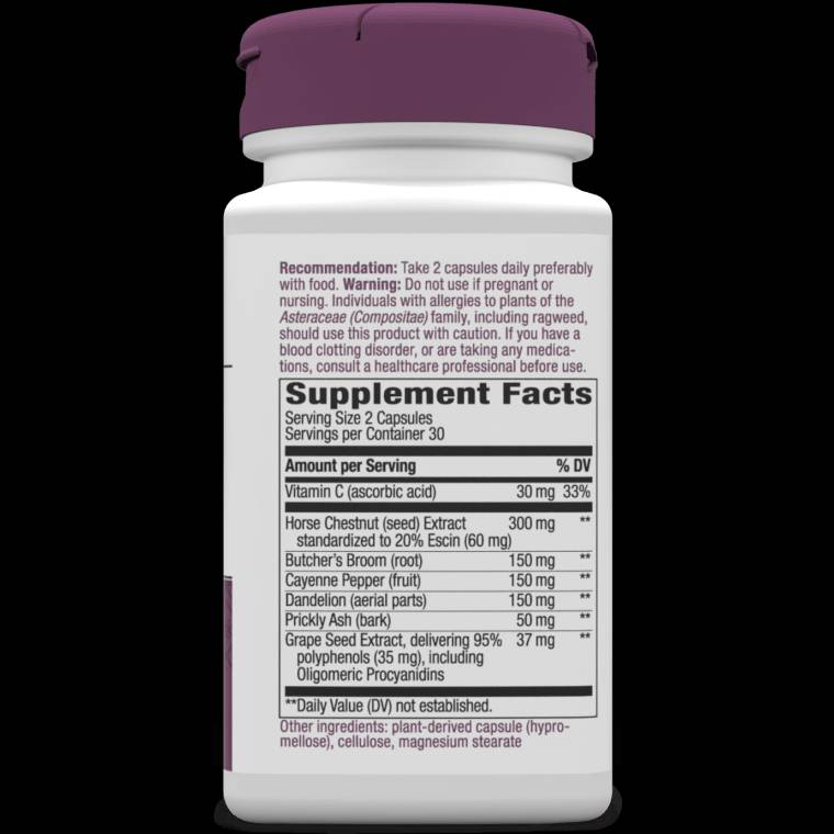 Venele picioarelor cu Tru-OPCs 435 mg - 60 capsule