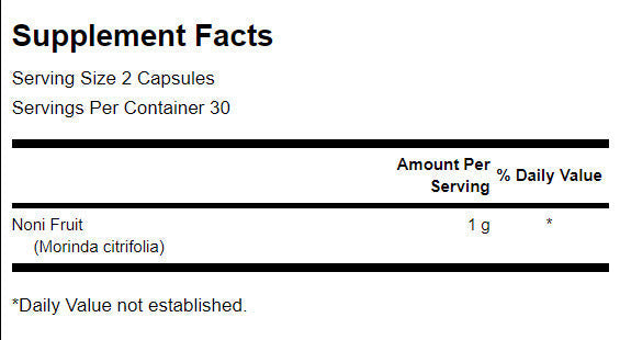 Noni 500 mg - 60 capsule
