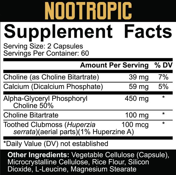 Nootropic | Core Series - 120 capsule