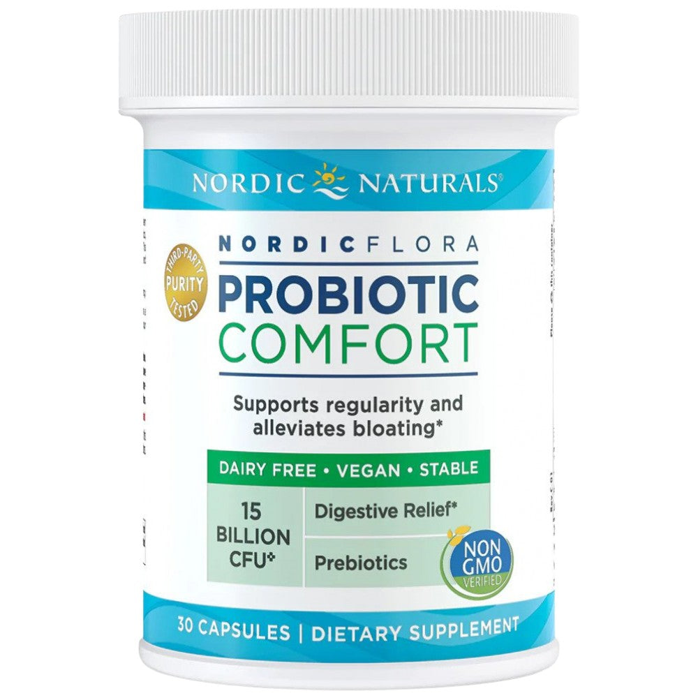 Nordic Flora Probiotic Comfort | 15 miliarde de celule active - 30 de capsule de gel