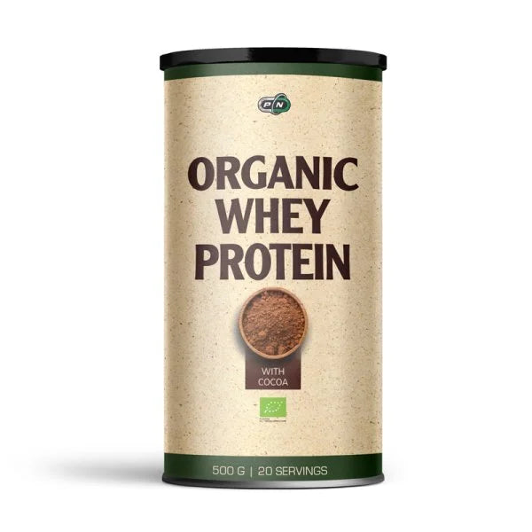 Pure Nutrition - PROTEINĂ DIN SER ORGANIC CU CACAO - 500 g