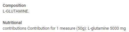 Glutamina Pro Zero | 100% pur - 500 de grame