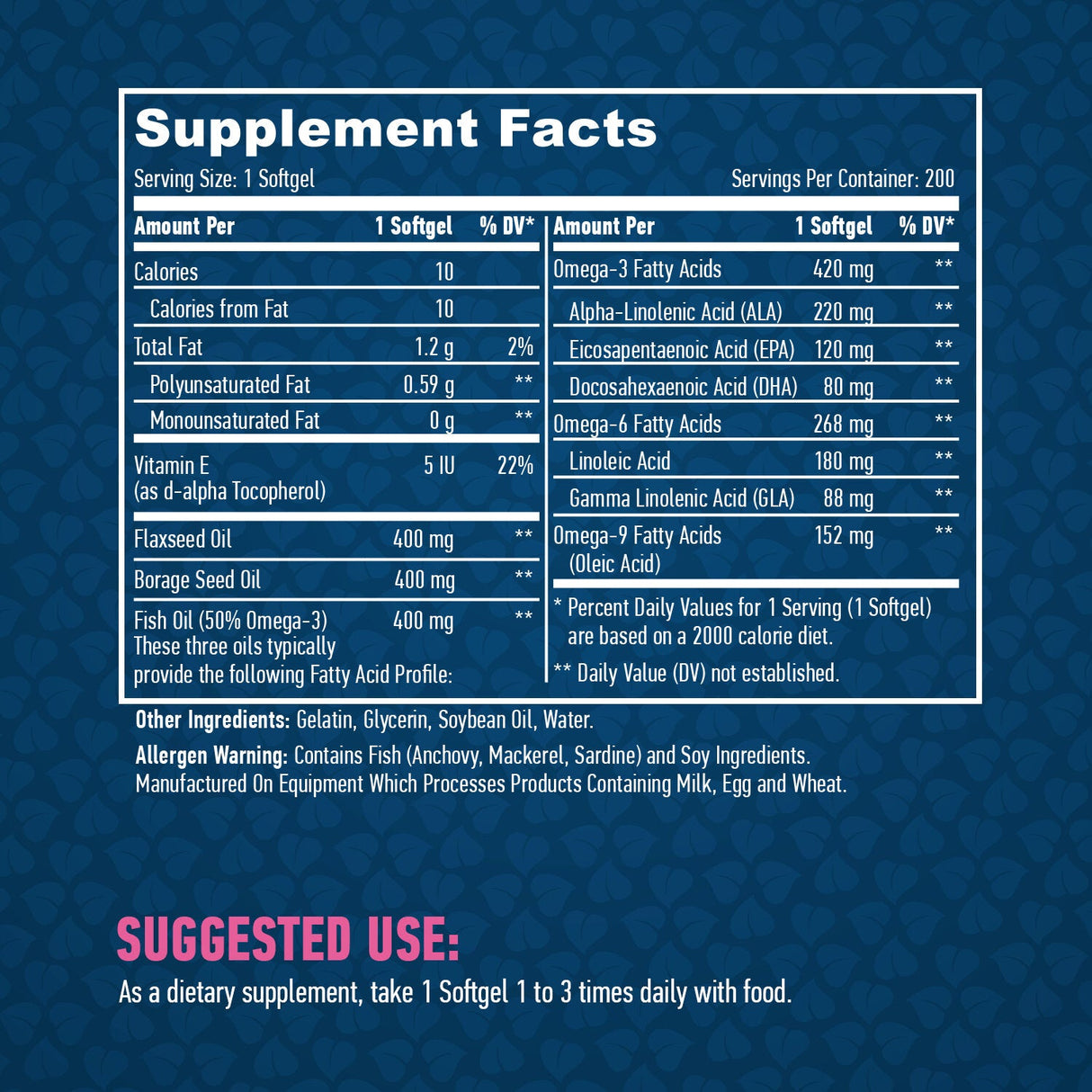 Omega 3-6-9 / 200 capsule moi
