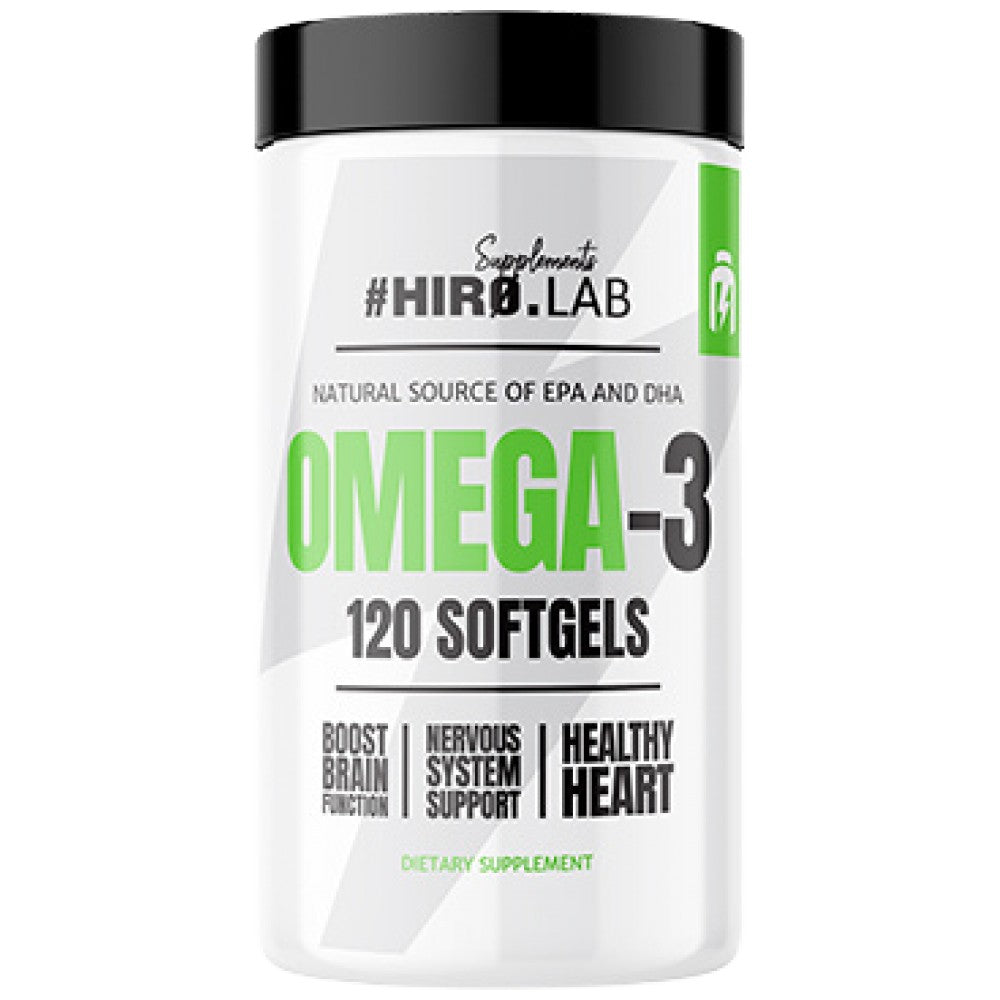 Ulei de pește Omega-3 | 65% EPA + DHA - 120 capsule de gel