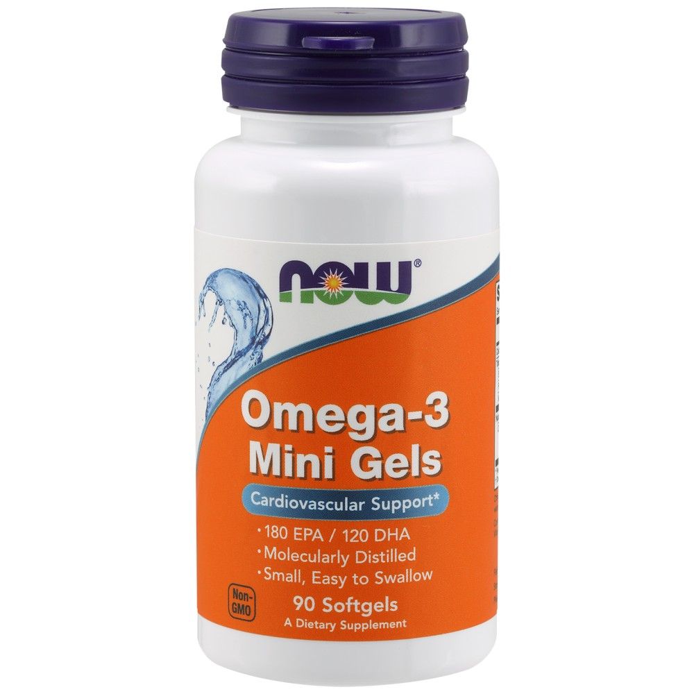 Omega -3 mini geluri - 90 de capsule de gel