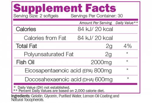 Omega 3PLE Strength - 60 capsule de gel