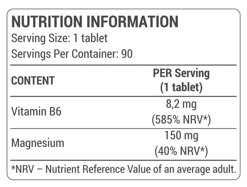 Magneziu organic + B6 - 90 tablete