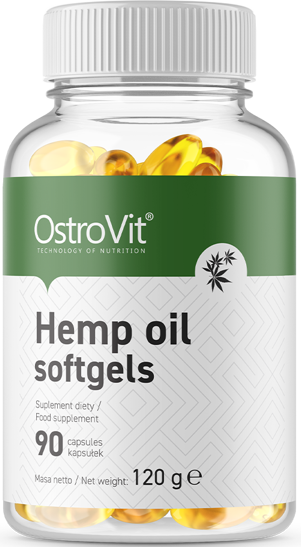 Ulei din semințe de cânepă / Complex Omega 3-6-9 90 capsule de gel