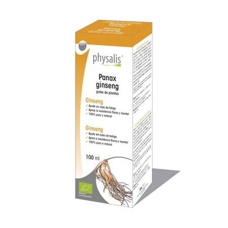 Picături de ginseng organic (tinctură din plante) PHYSALIS