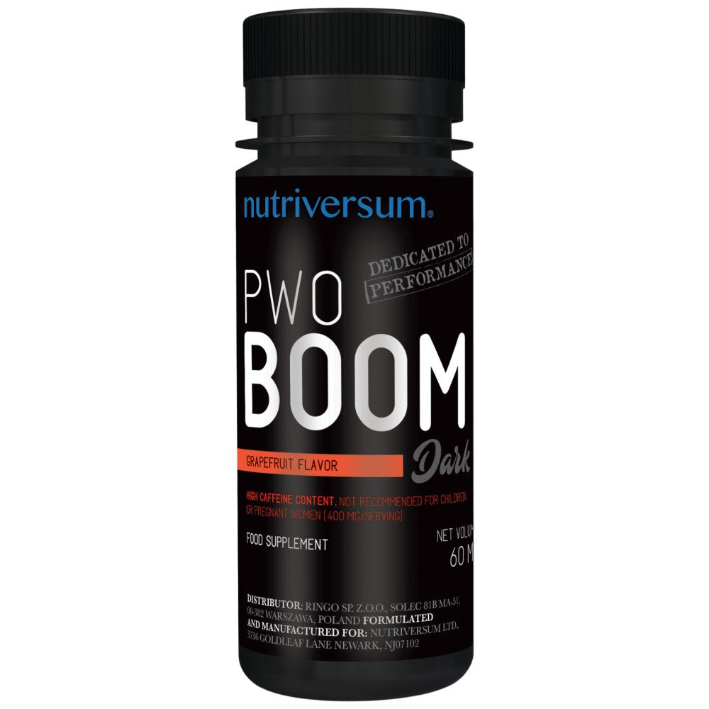PWO Boom | Shot înainte de antrenament - 60 ml