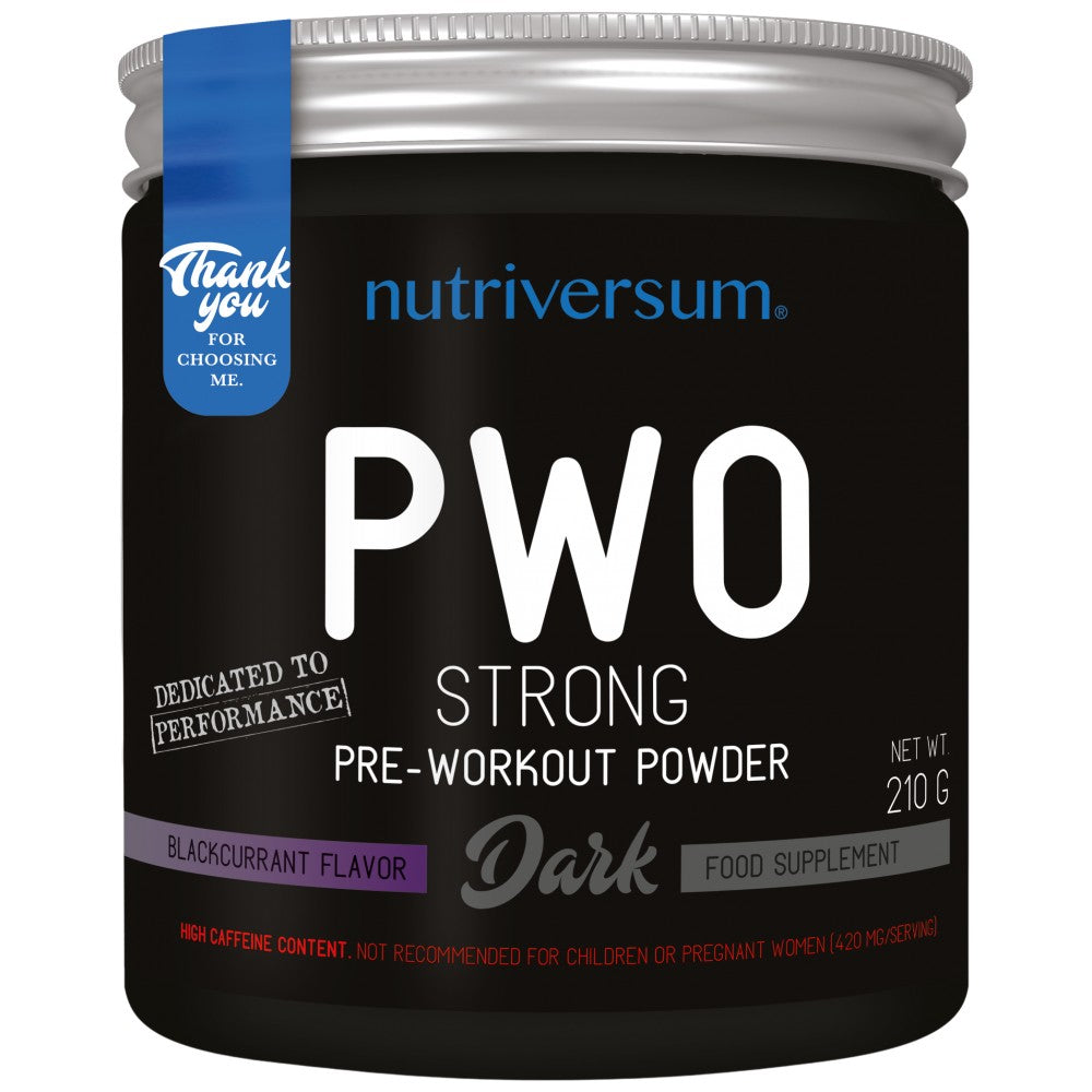 PWO puternic | Pre-antrenament - 210 grame