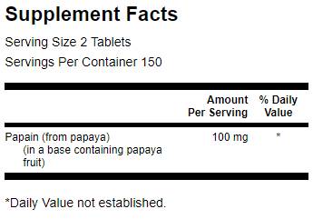 Papaya Supreme 50 mg - 300 tablete
