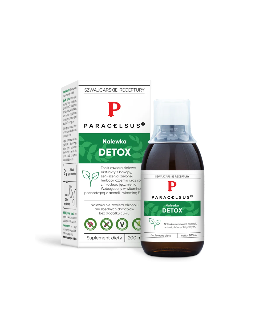 Tinctura detox Paracelsus, 200 ml